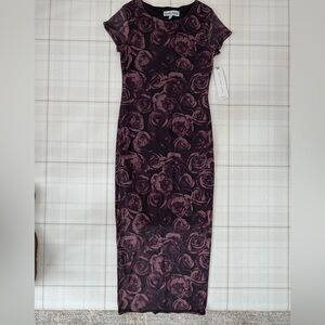 Floral Print Bodycon Dress